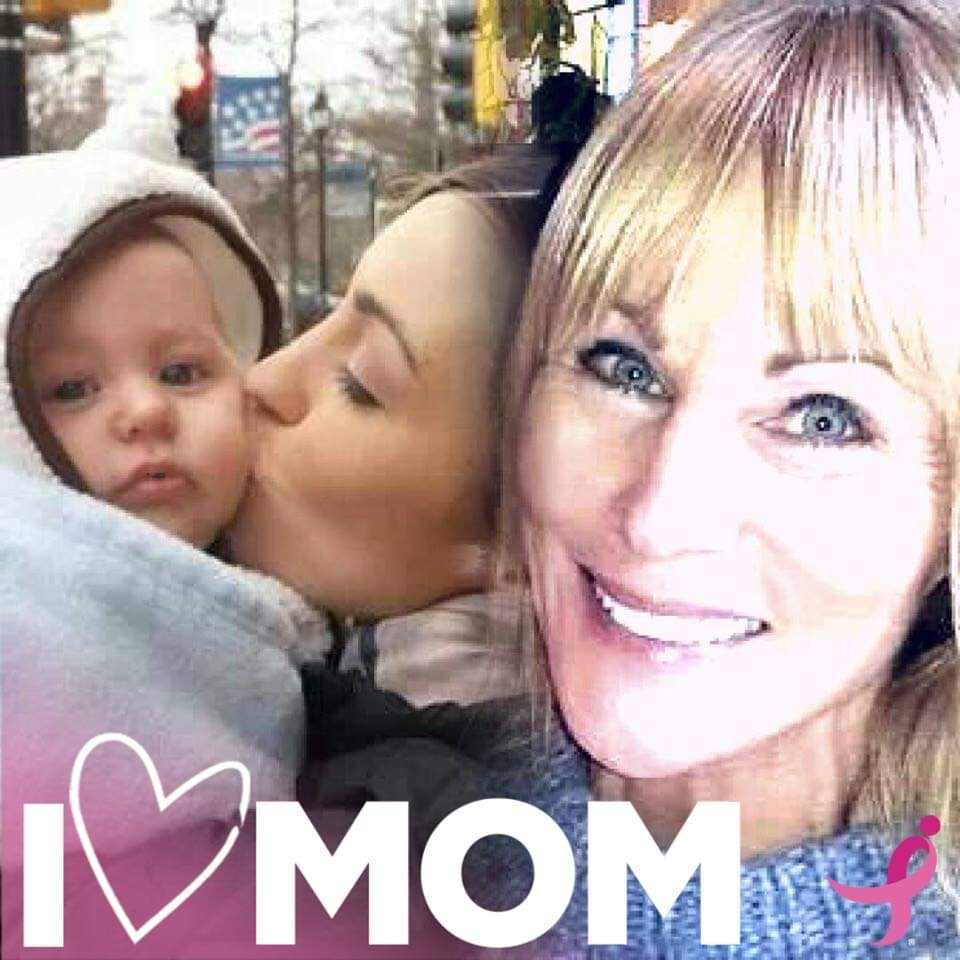 Me with my daughter and grandson.