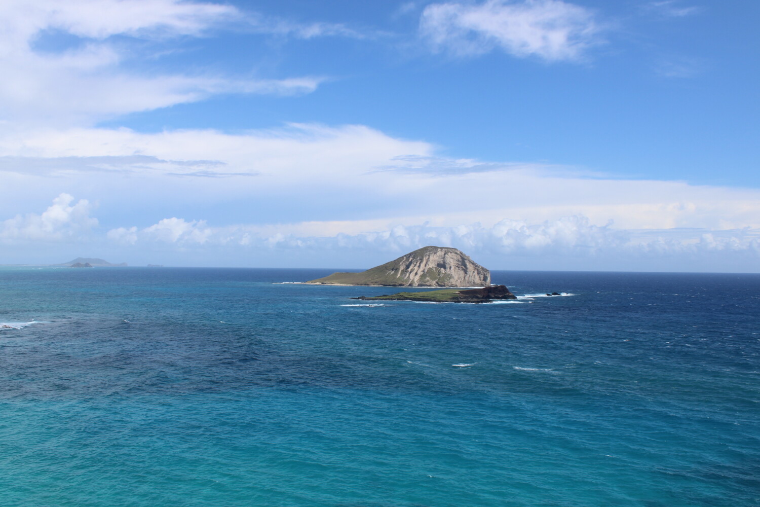 Chinaman hat iland in hawaii