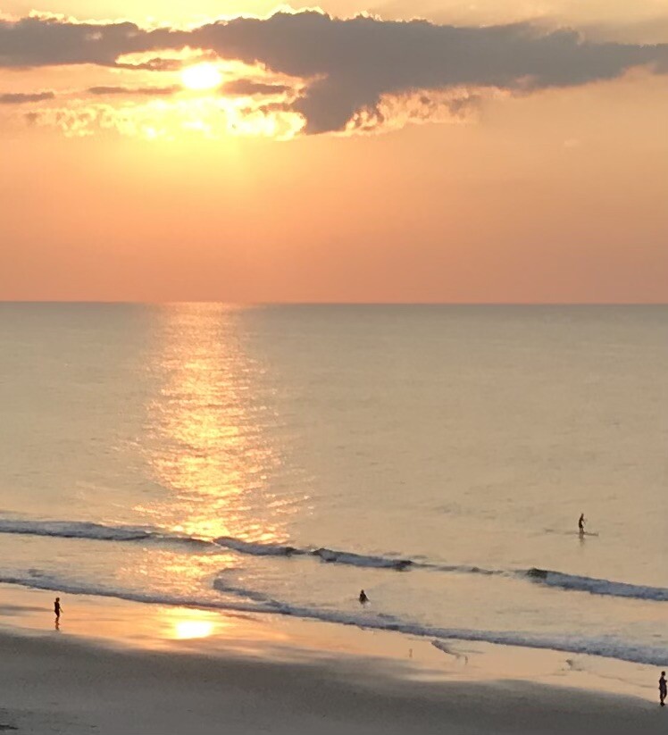 Waking up to the sunrise