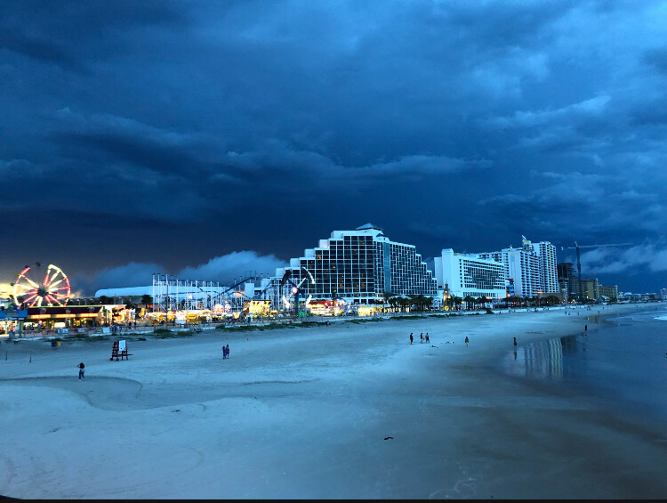 Storm over Daytona Beach