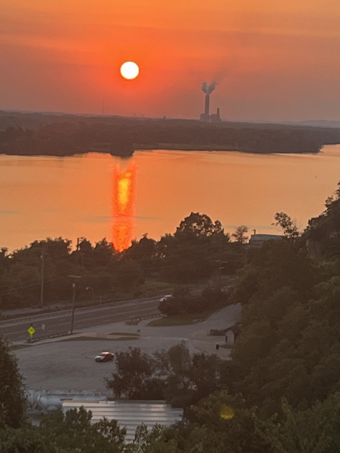 Sunset on the Mississippi