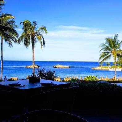 Breakfast view at the Aulani
