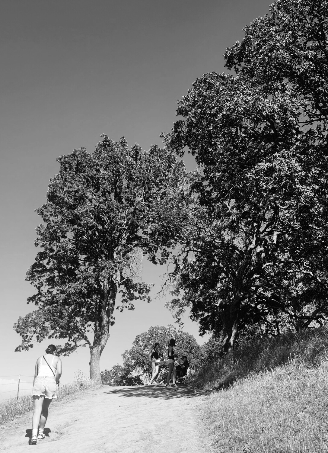 Father and daughters