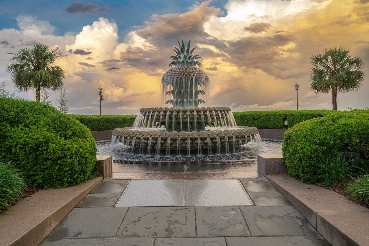 Cloudy Fruit Fountain