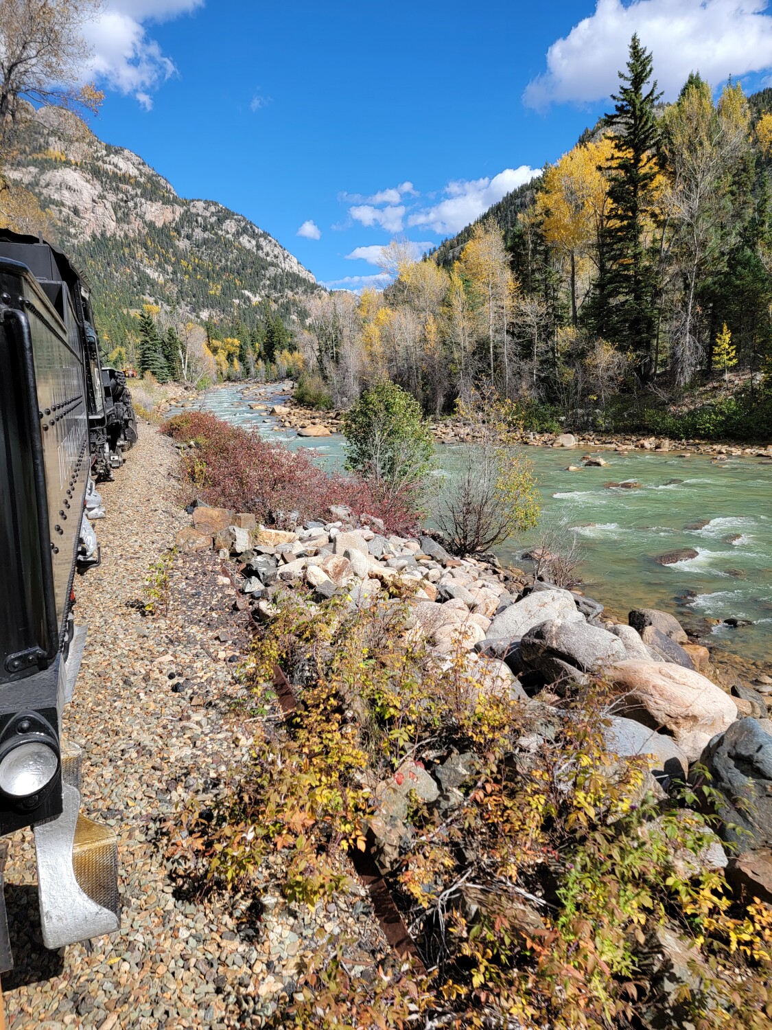 Fall train ride-Colo. Rockies