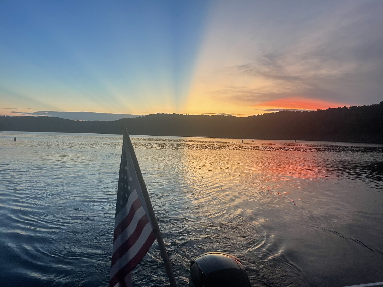 Sunset at Lake Norfork