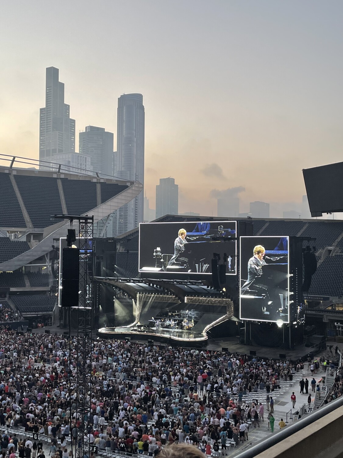 Chicago looks good on you, Elton John