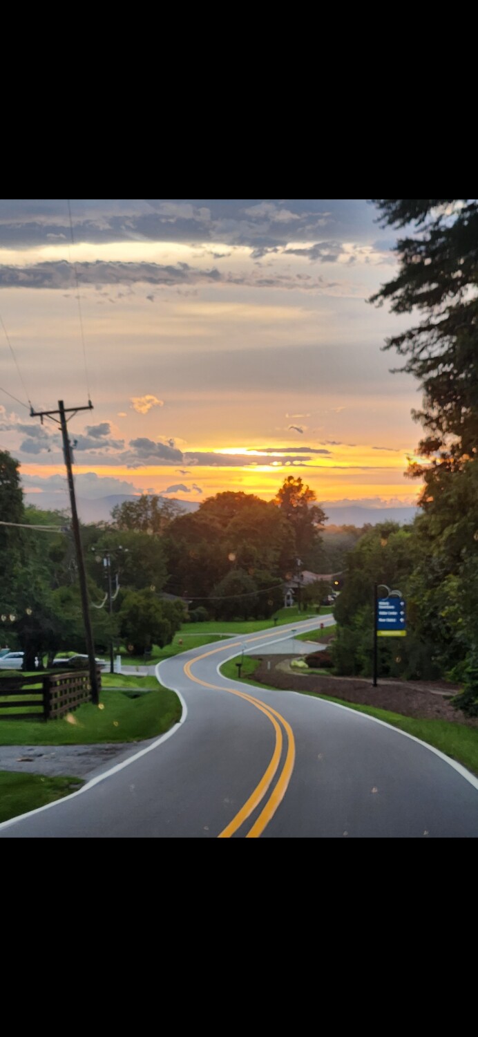 Beautiful sunset in NC