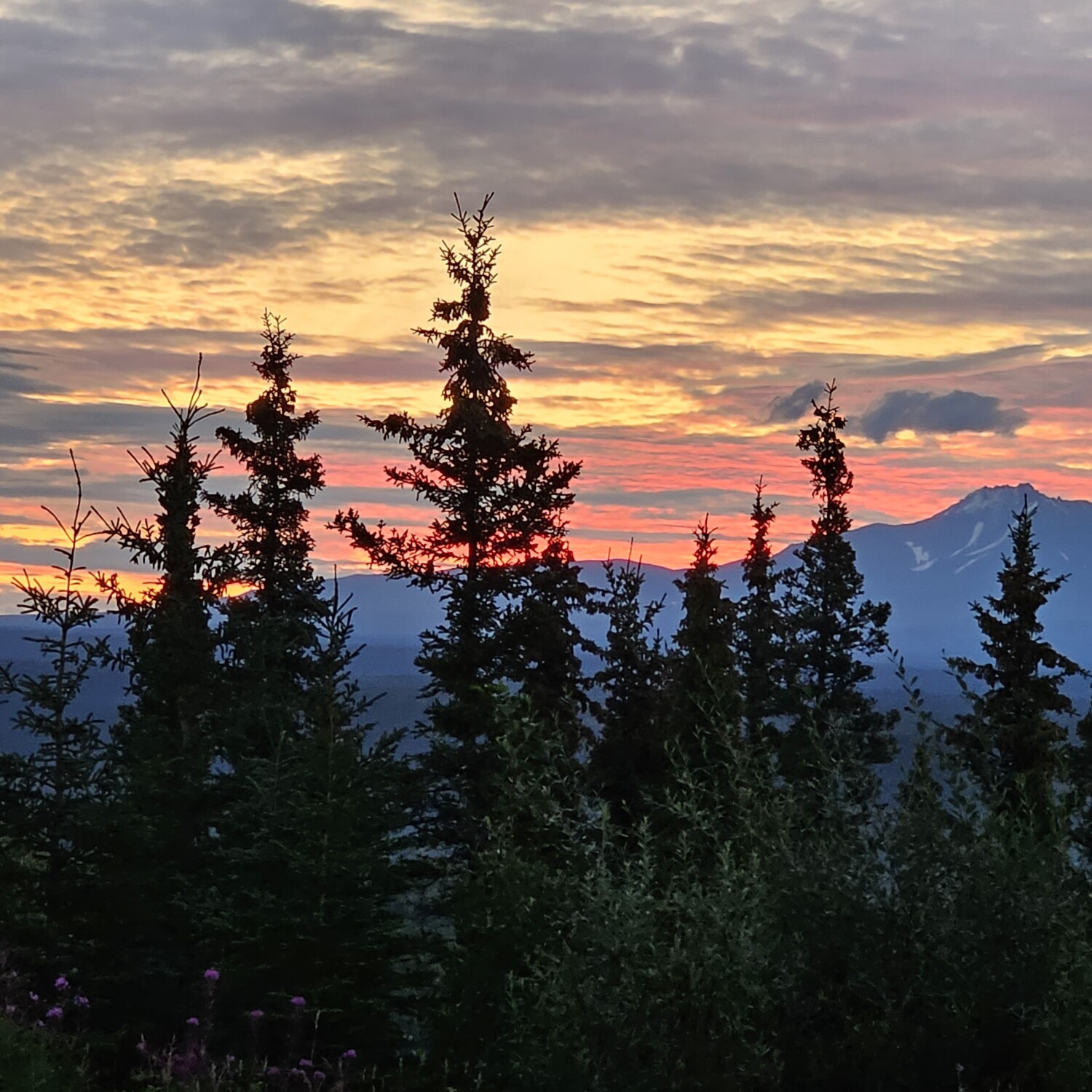 SUNSET IN ALASKA