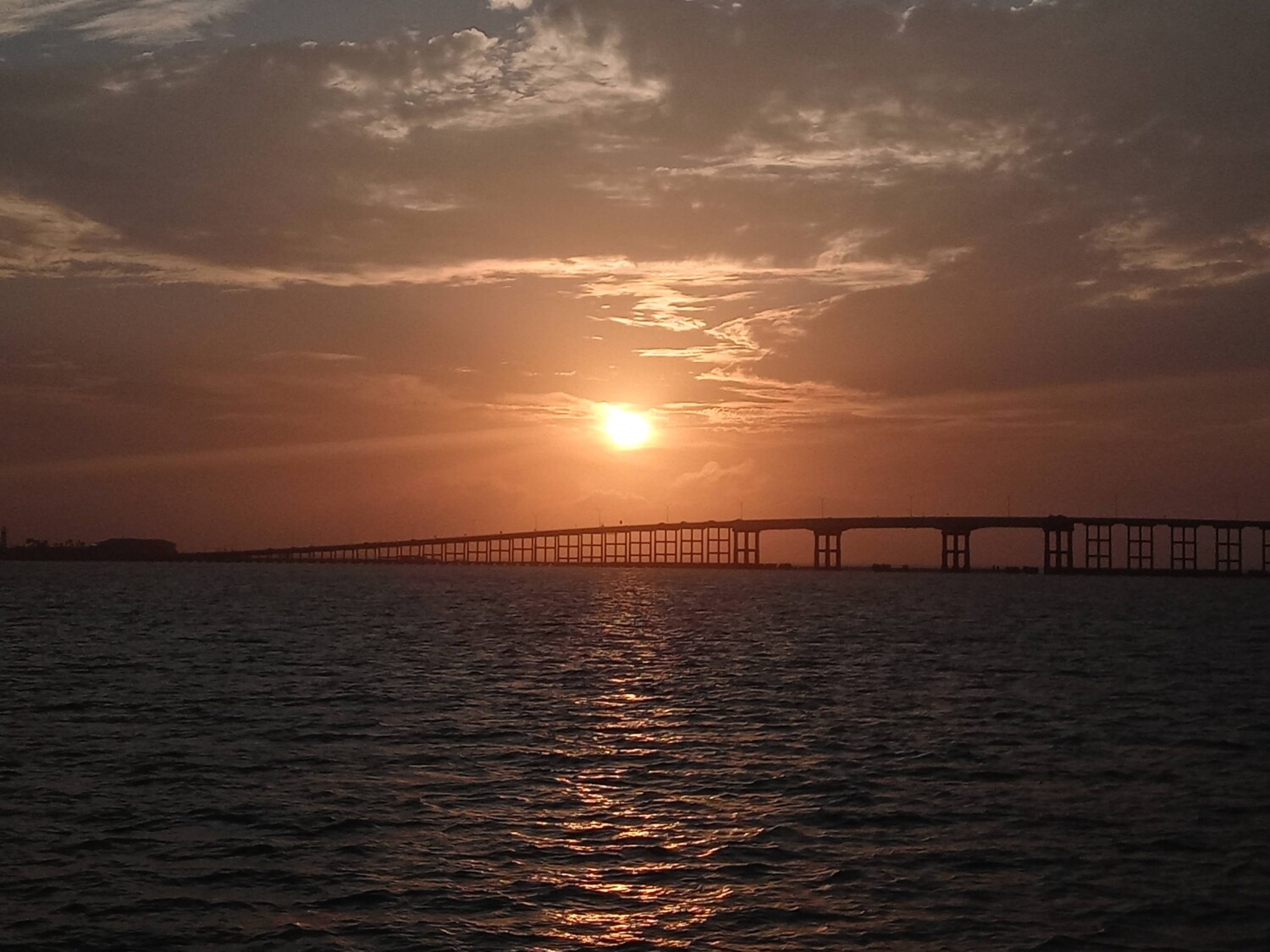 Sunset at south padre Island