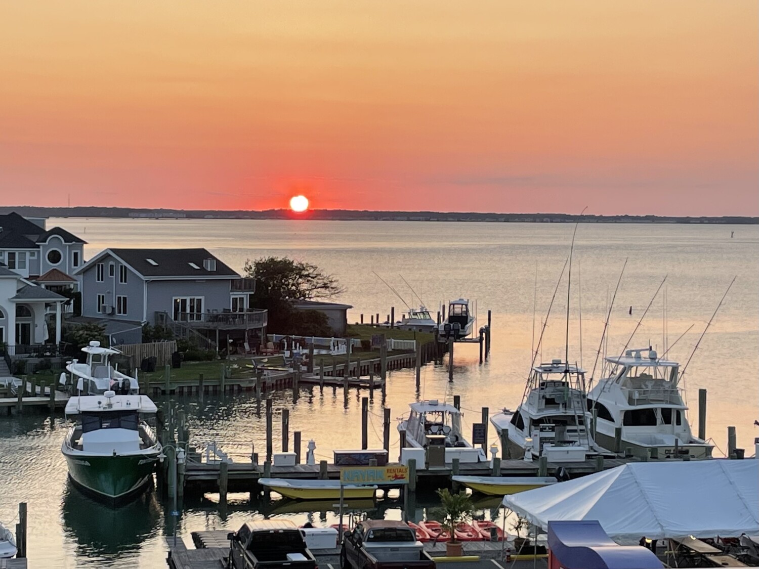 Sunset at OC, MD