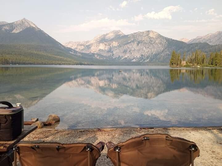Chillin at Pettit Lake in Idaho