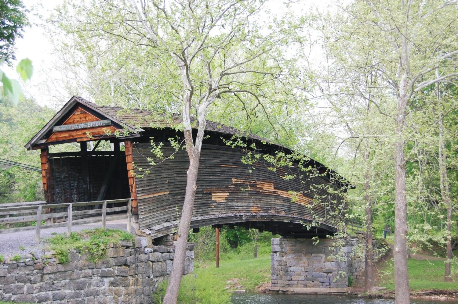 Humpback bridge in Covington VA