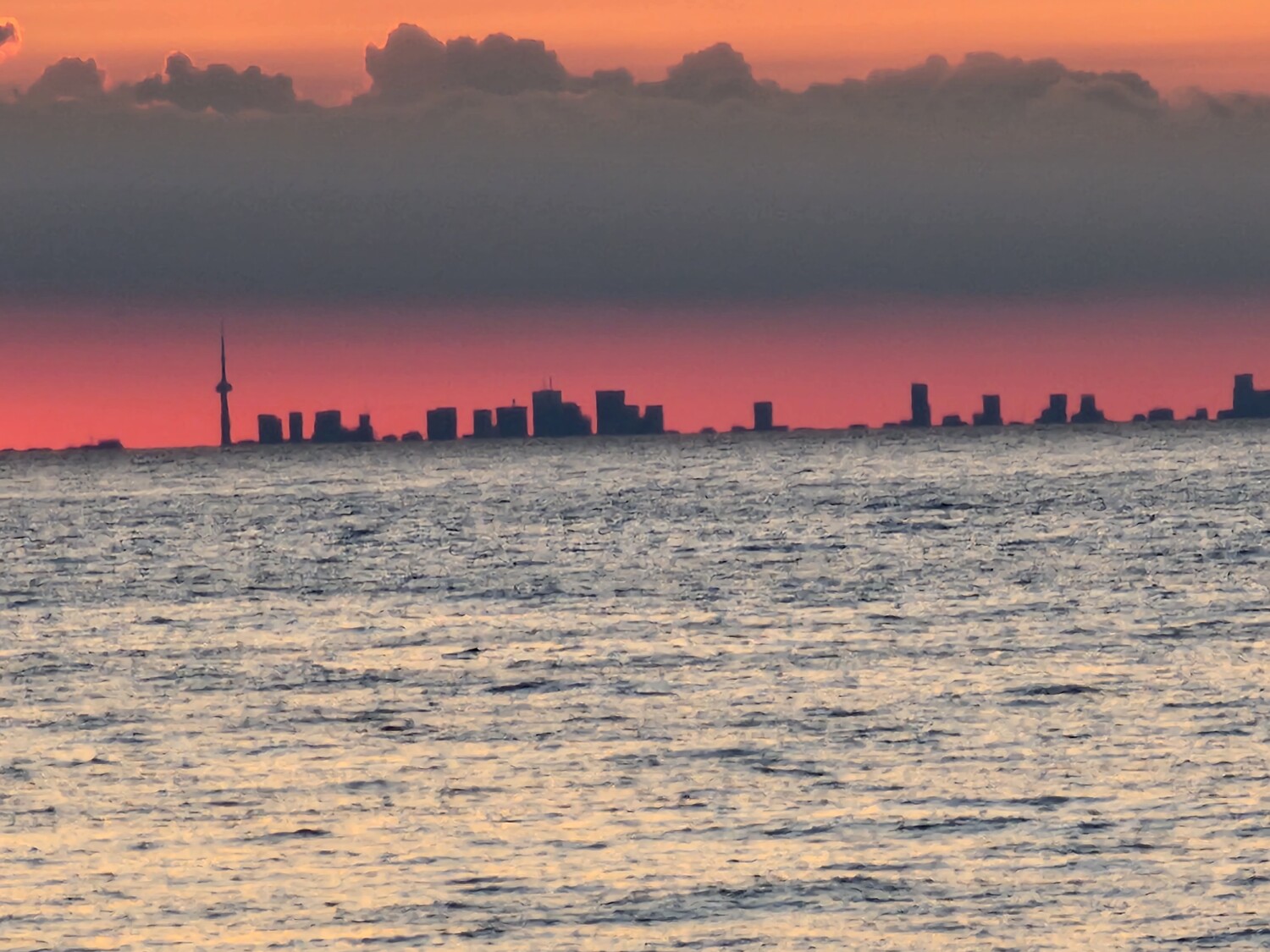 Sunset over Toronto