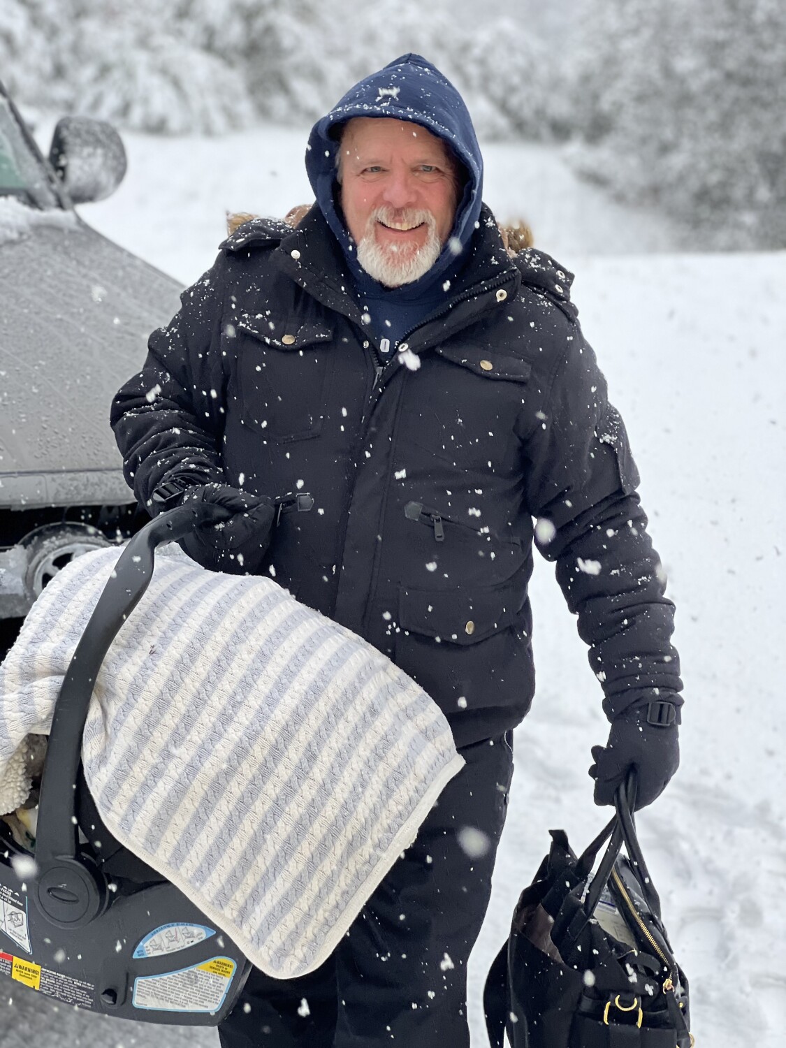 Bringing home the bacon and the grandchild