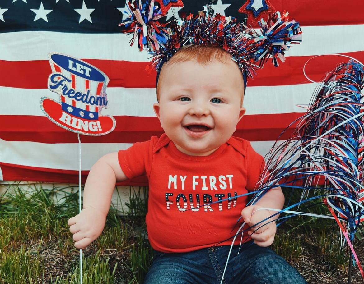 Cameron's 1st. Fourth of July
