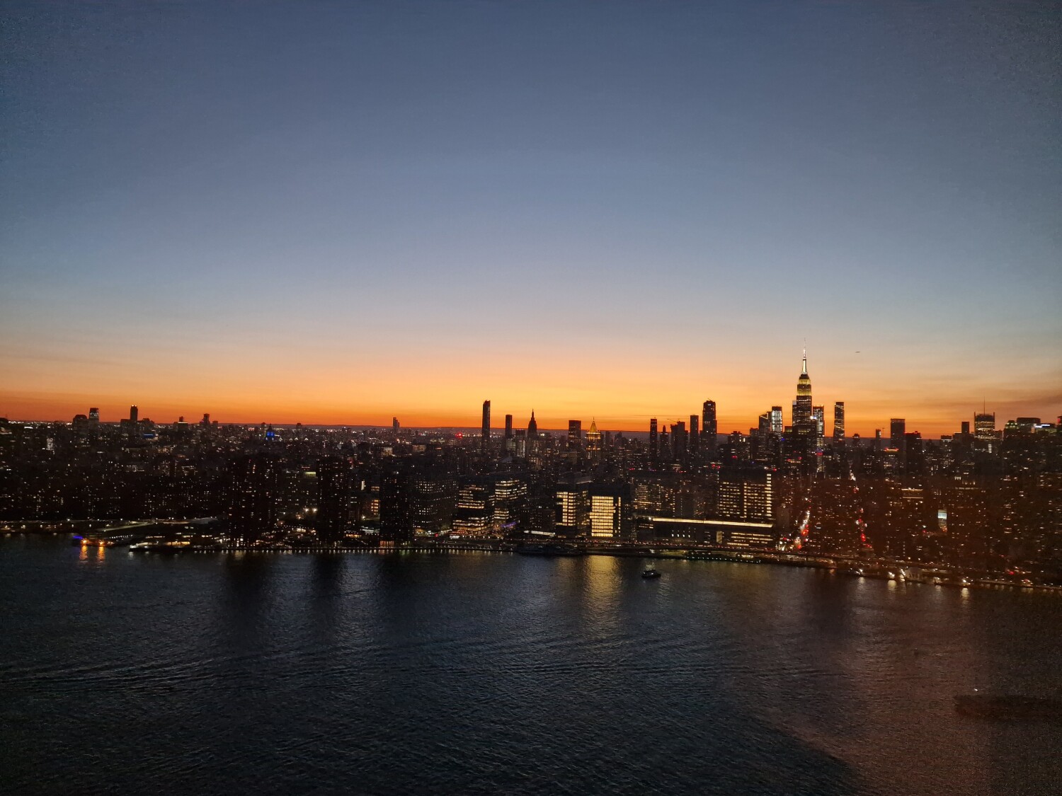 My first sunset in New York