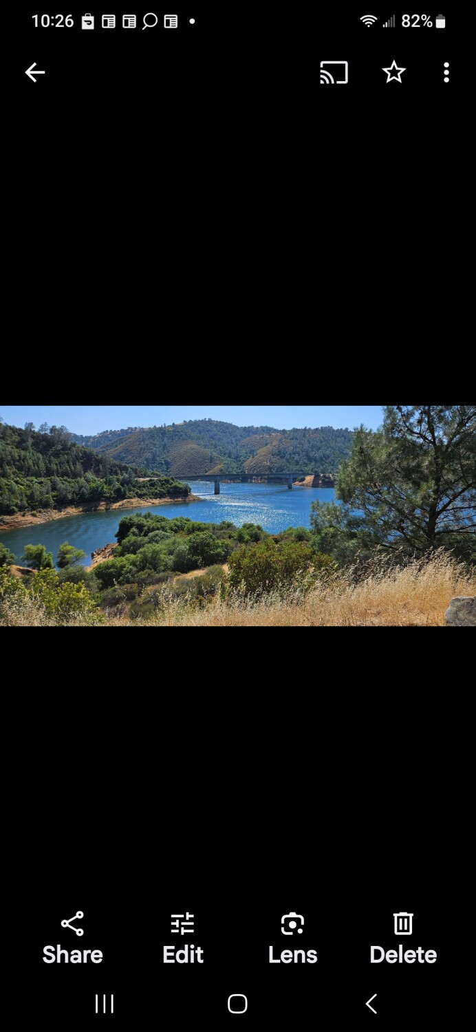 Melones lake