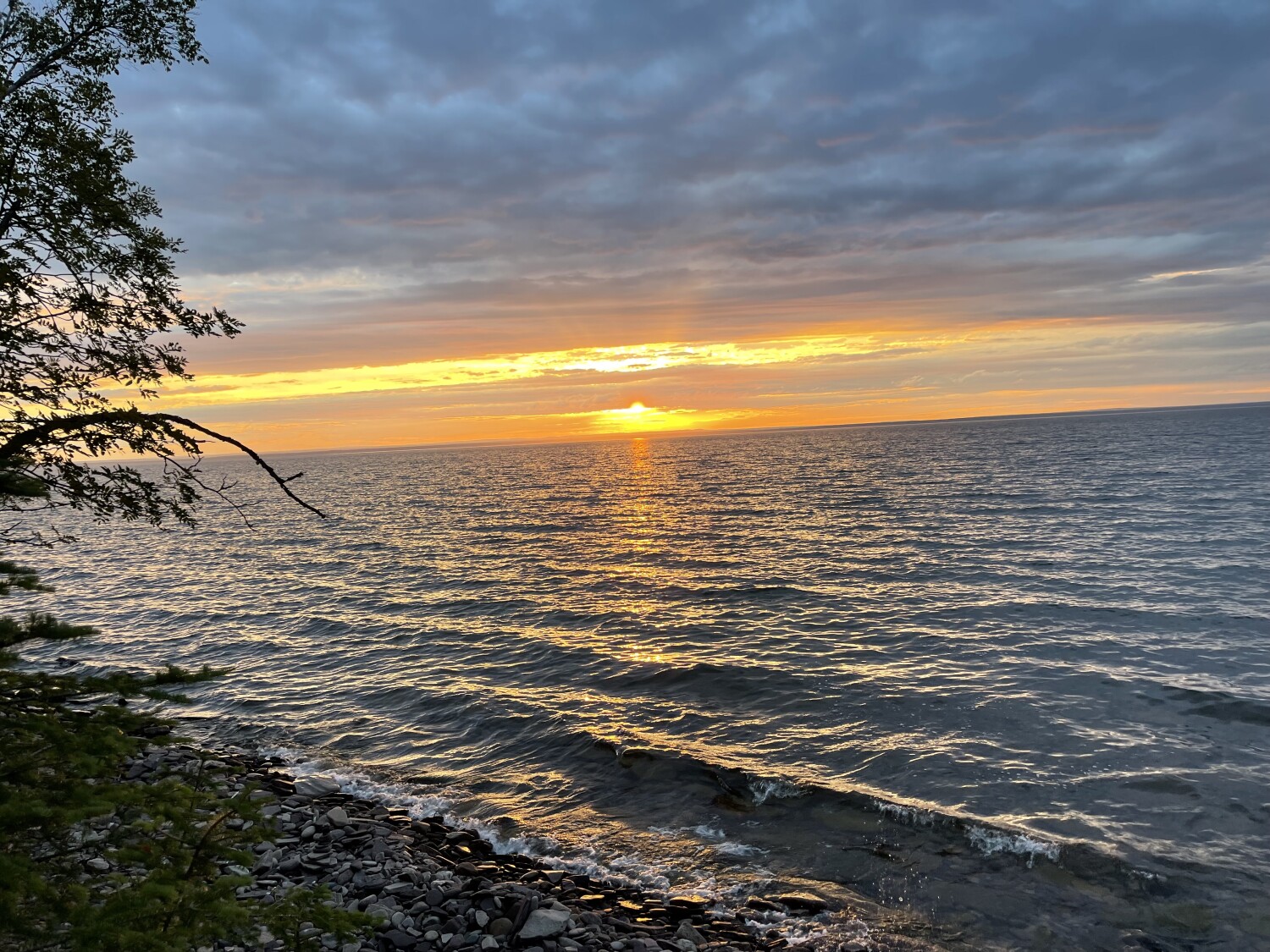 Sunset in L’Anse Michigan