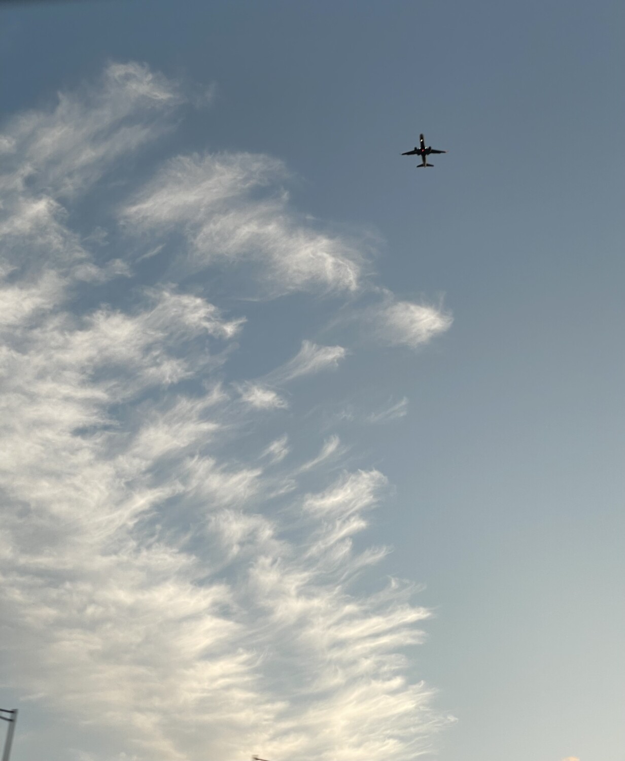 Leaving on an airplane