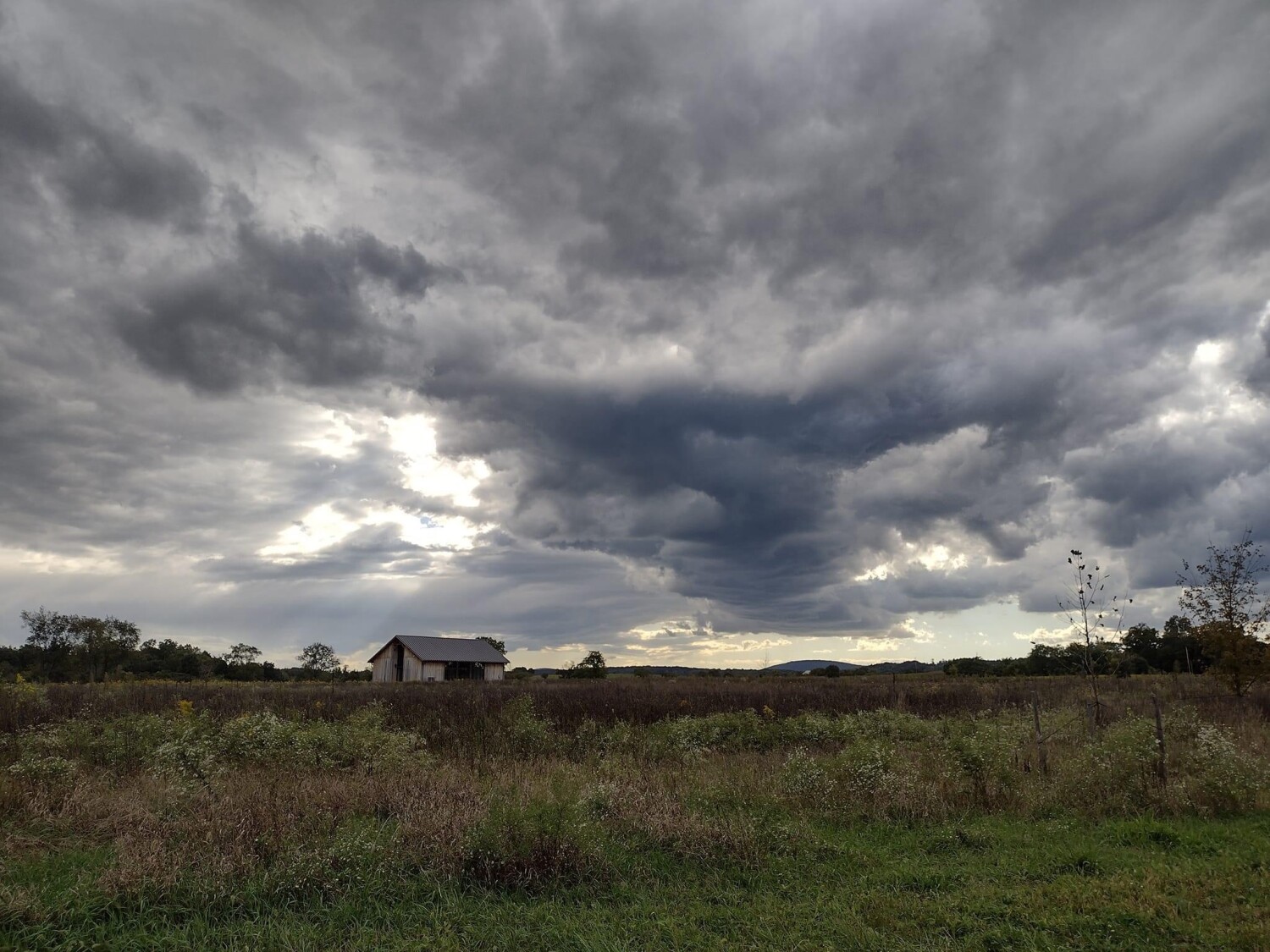 Blustery afternoon in Gettysburg, Pennsylvania