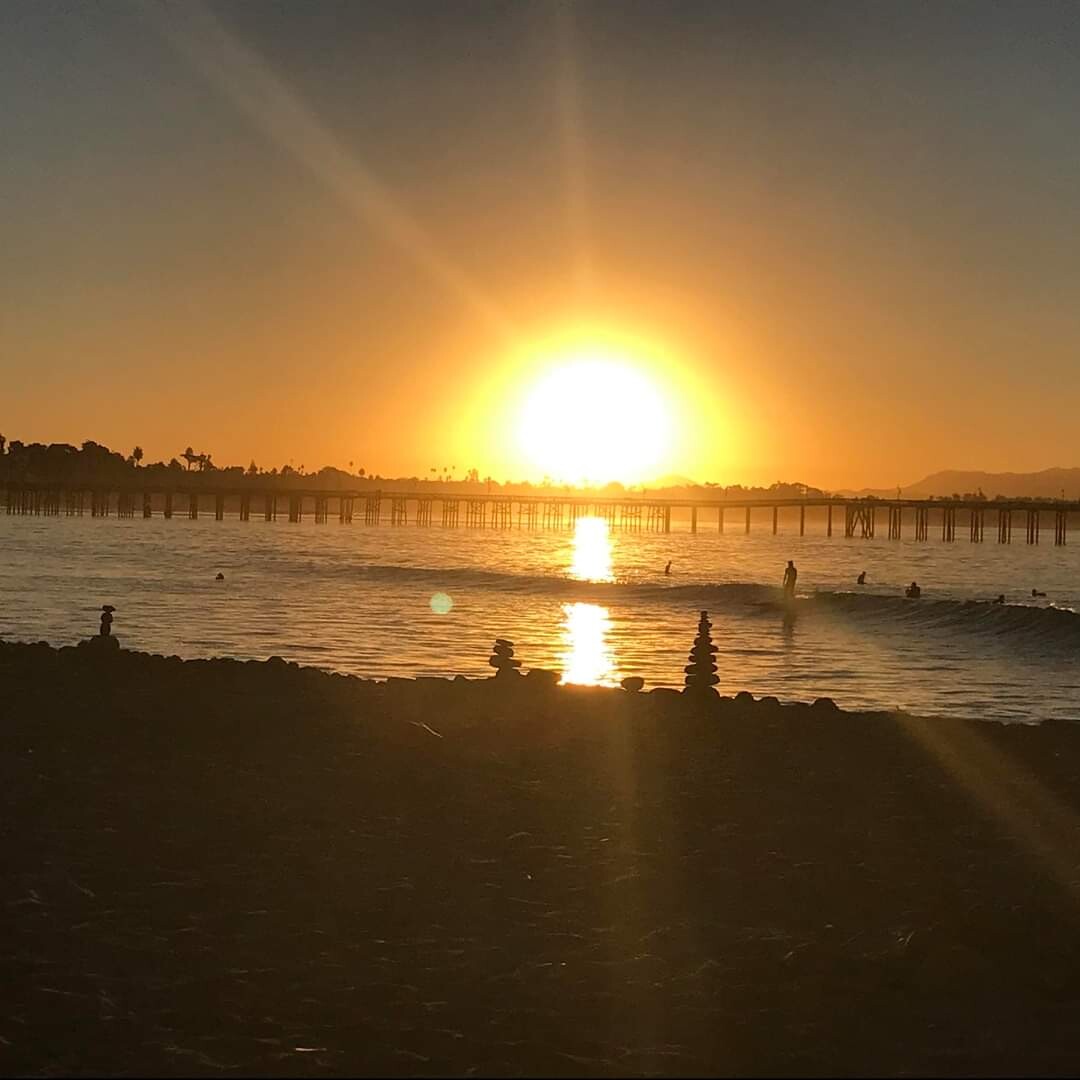 Sunrise over the Ventura Pier
