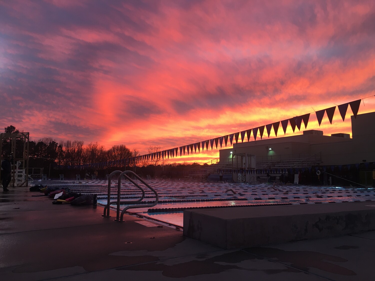 Sunset on the Pool Deck