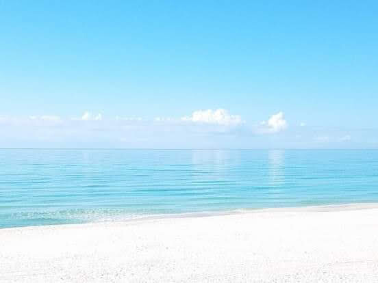 Where the sky meets the ocean