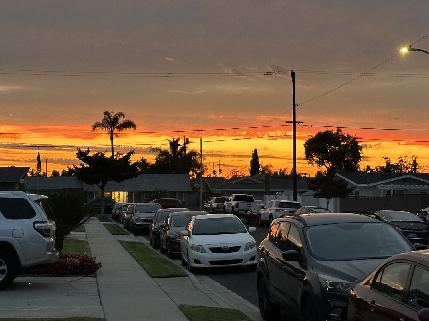 Sunset in Southern California