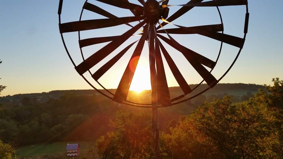 Sunrise windmill