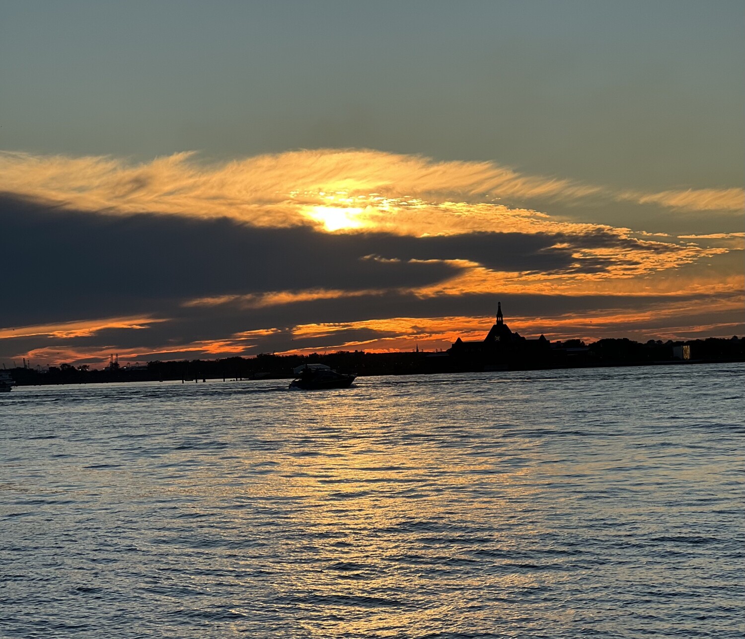 Sunset in Lower Manhattan