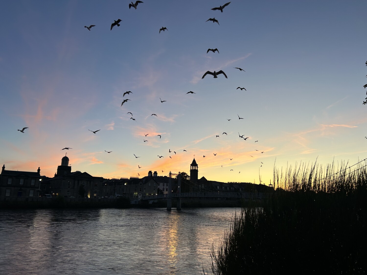 Sunset in Inverness Scotland