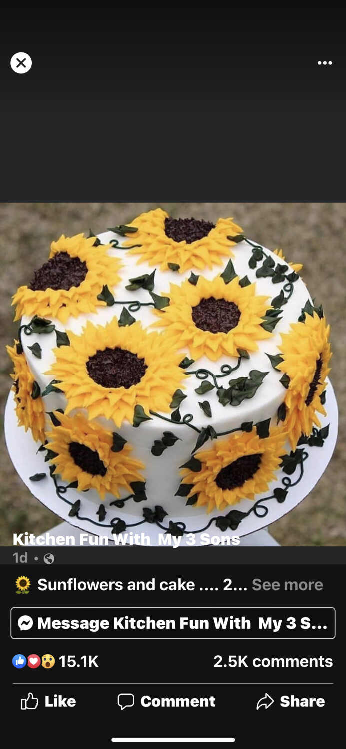 Sunflower Cake