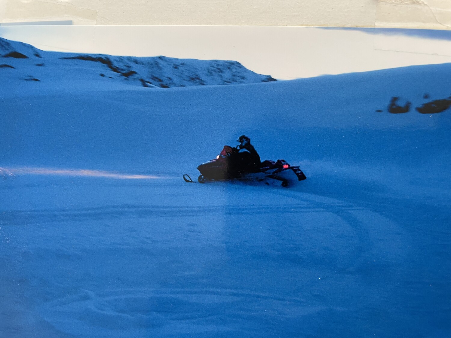 On top of the mountain