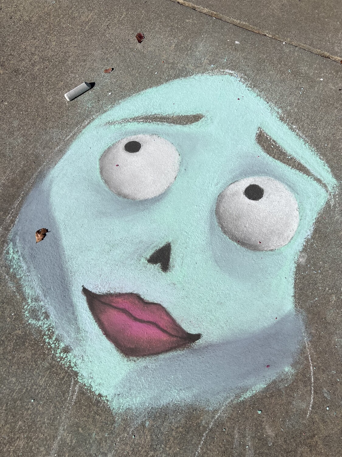 Chalk drawing