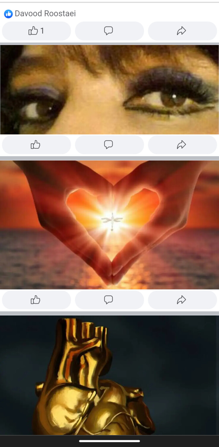 Looking at the world with love.