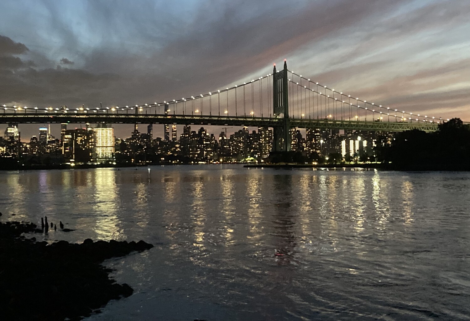 Sunset in Astoria. N.Y.