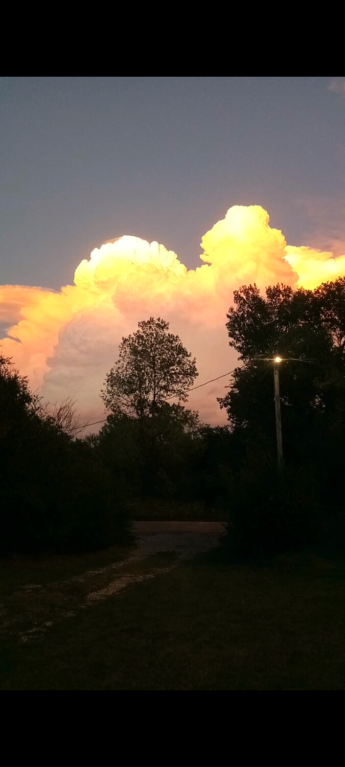 Oklahoma Sky Before the Storm