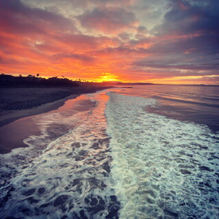 Sunrise for miles💜