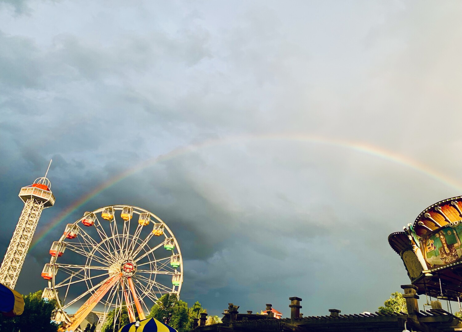 Rainbow Over the Midway