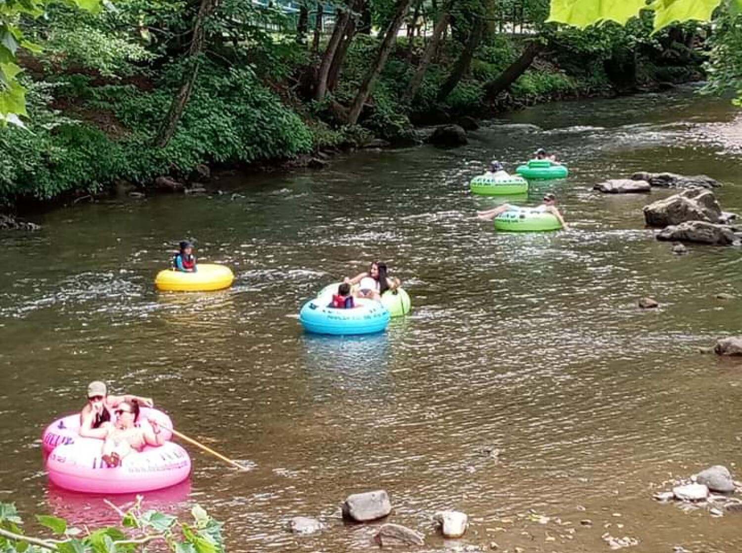 Tubing adventure on the Chattahoochee River