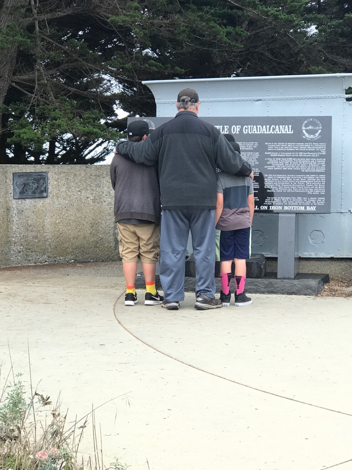 Grandpa and grandsons