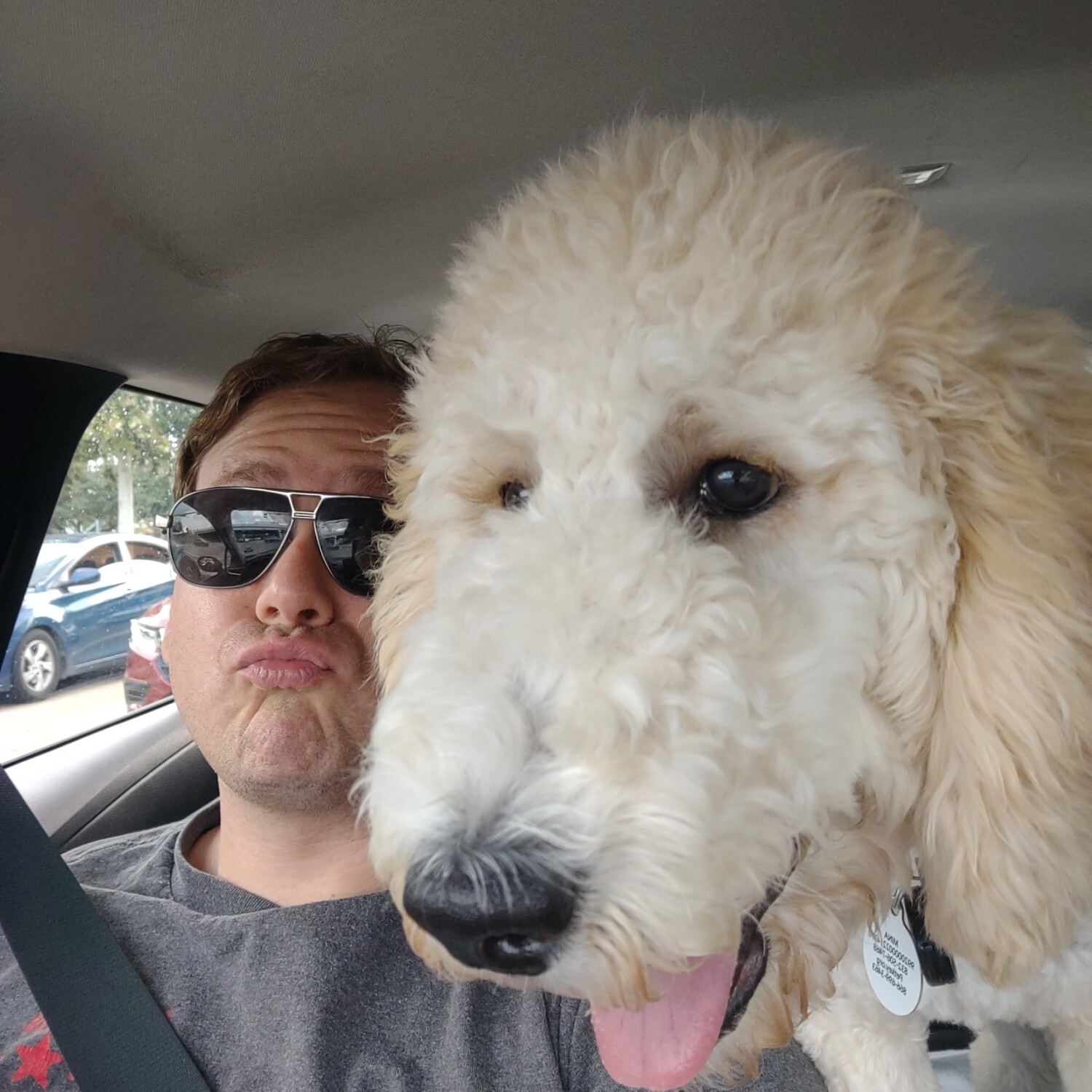 Father and Furry Daughter