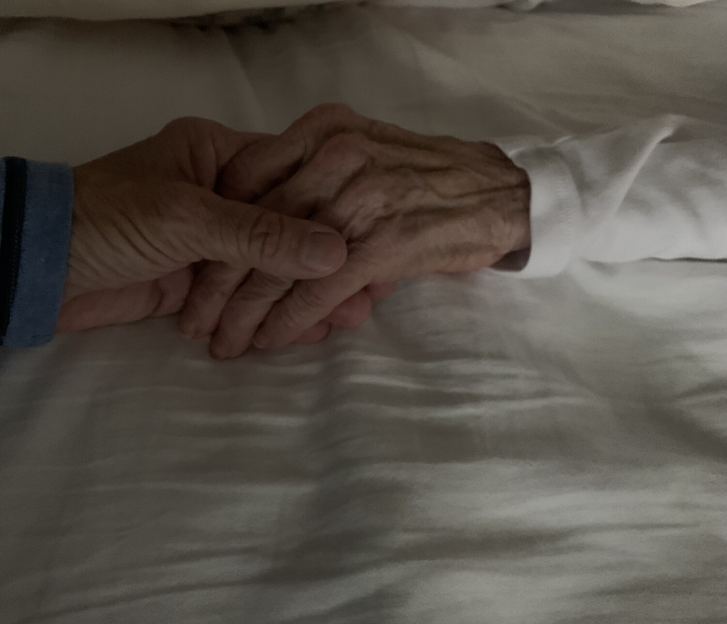 Hard to say goodby, mom.