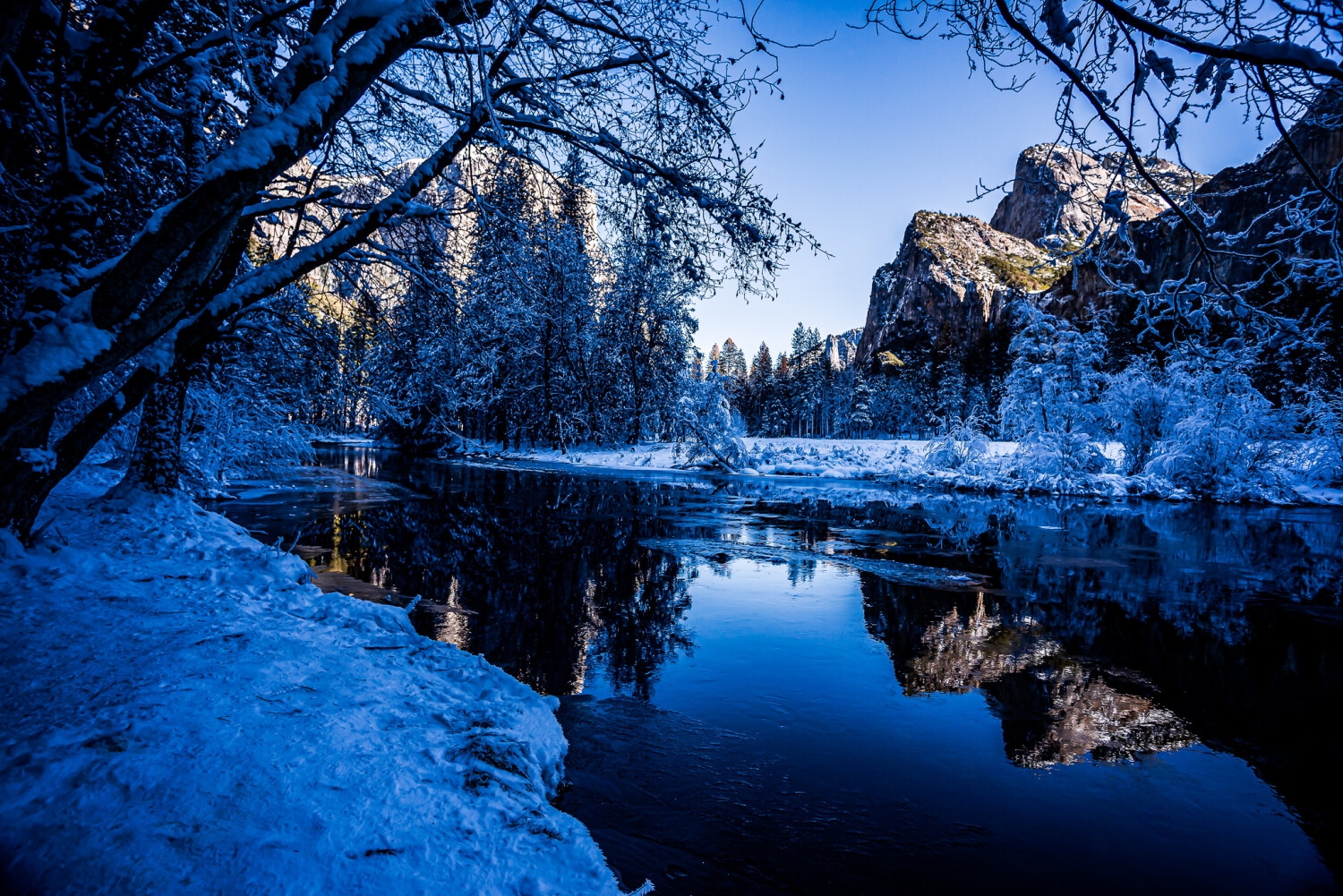 Yosemite Under Snow