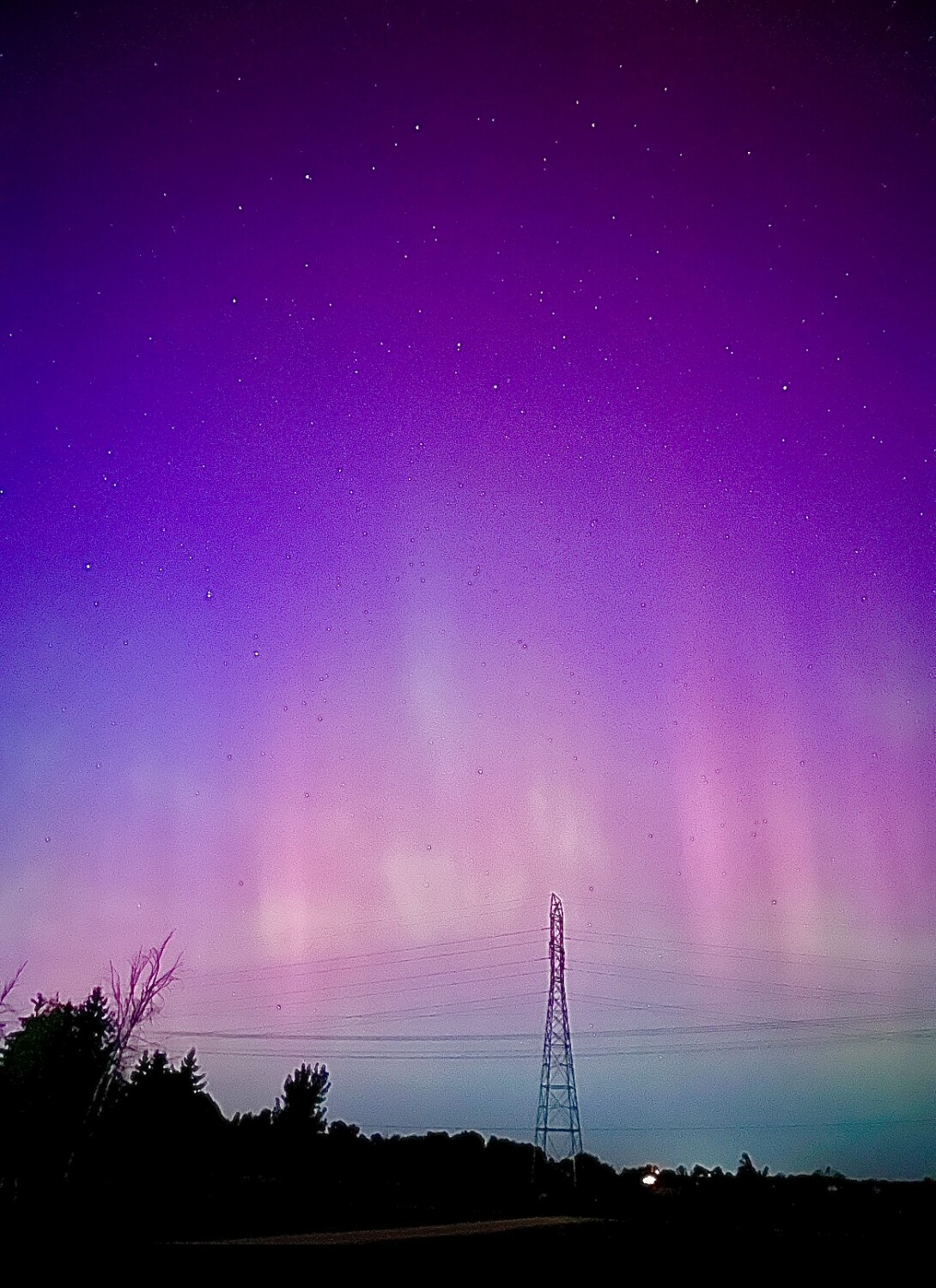 Northern Lights Bless Our Front Yard