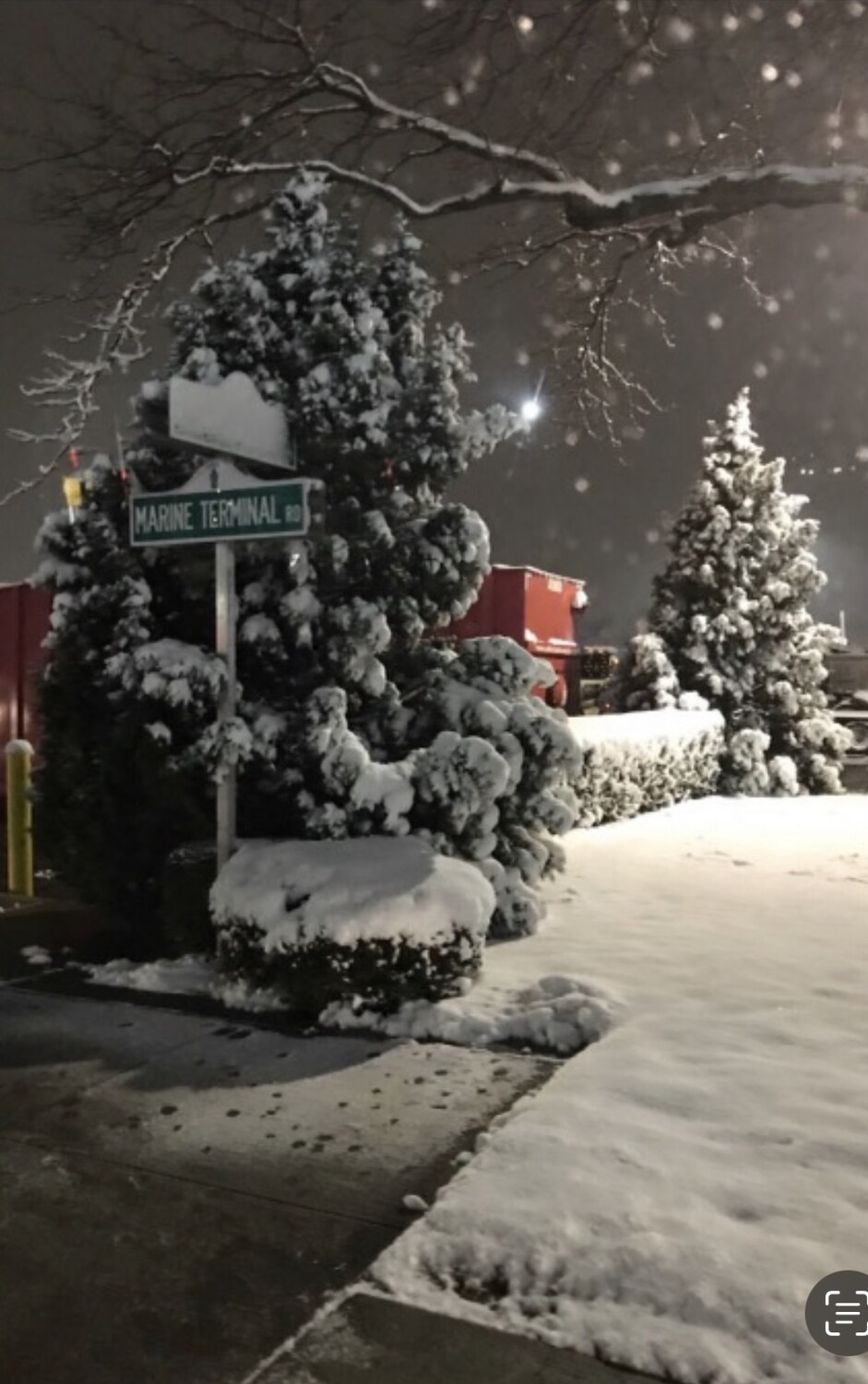 A Snowy night in New York