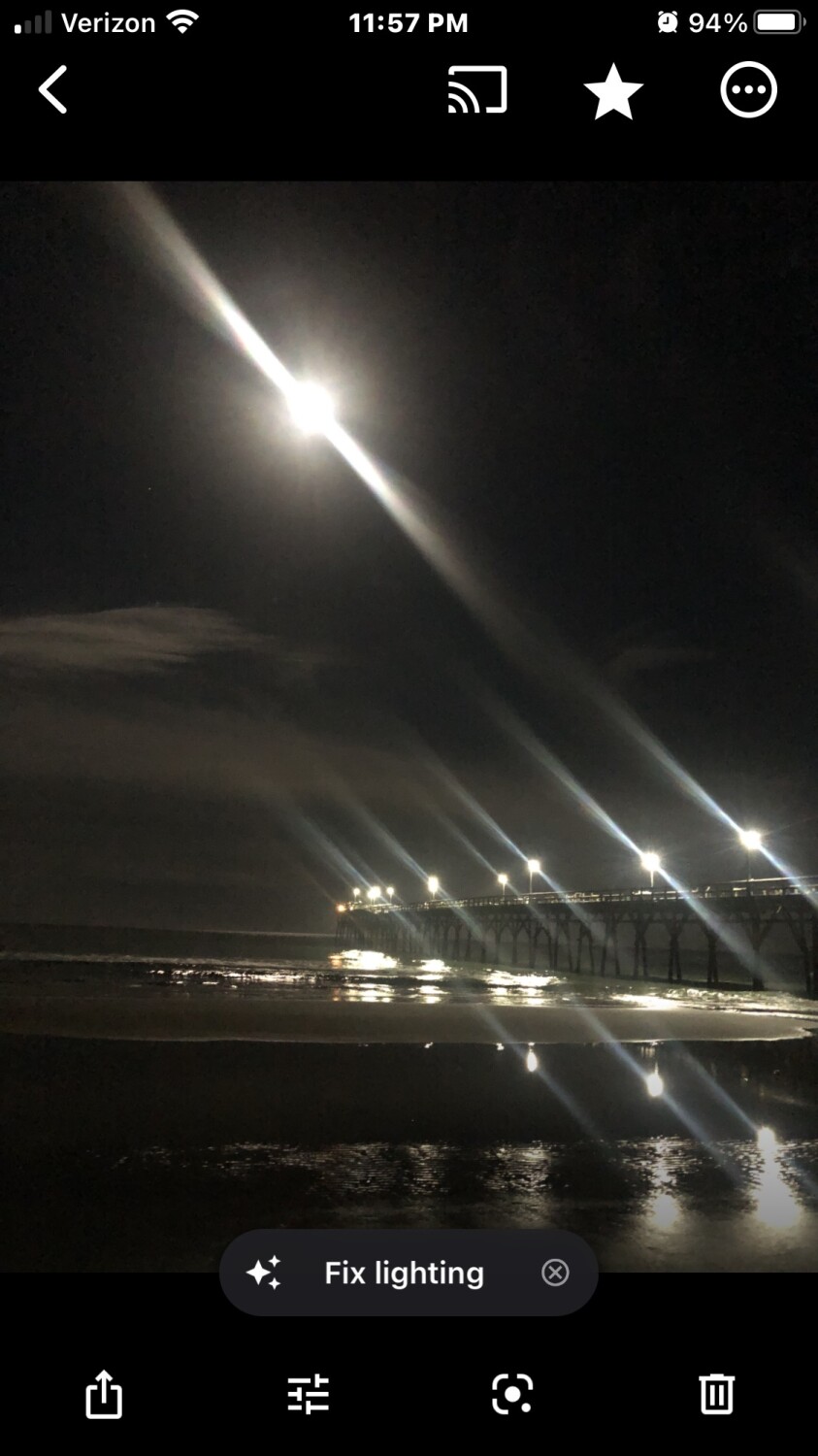 Reflection after midnight