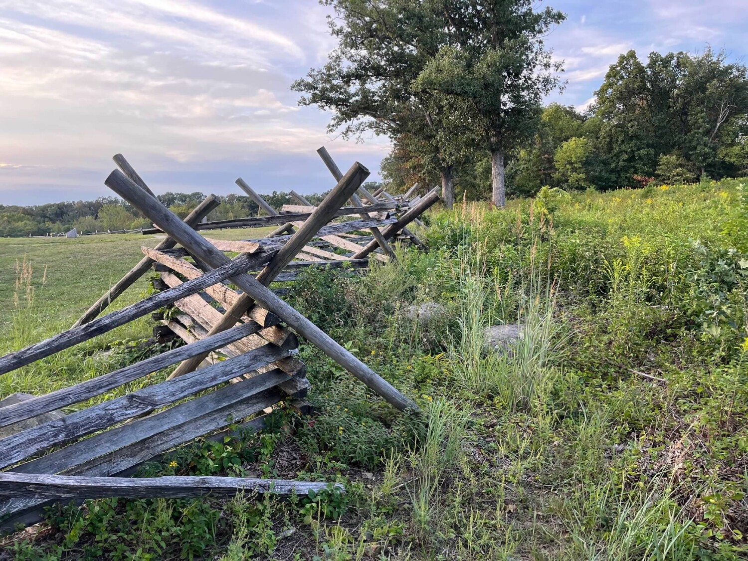 Gettysburg fence line
