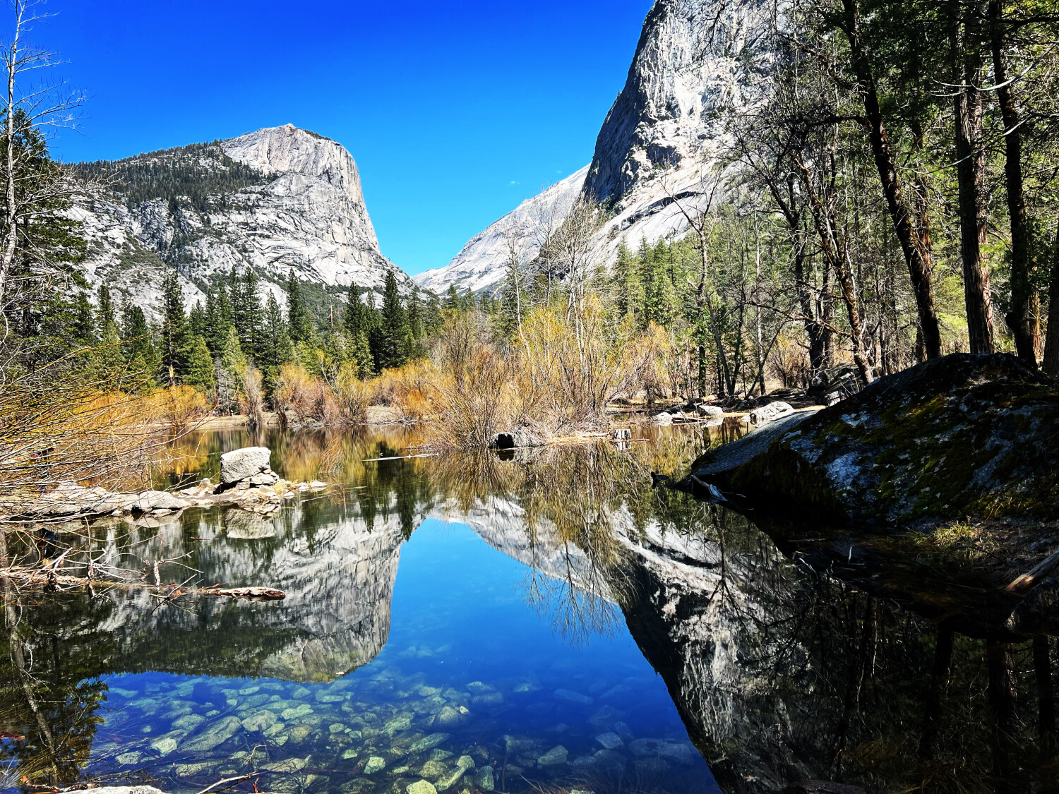 Mirror Lake, Yosemite.